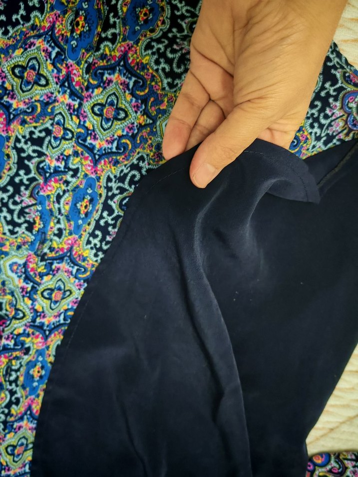 Etnik Desenli Siyah Kadın Uzun Elbise - Görsel 3