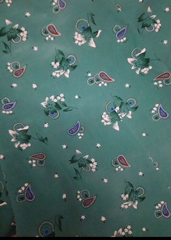 Turkuaz Bohem Uzun Kollu Uzun  Takım - Görsel 3