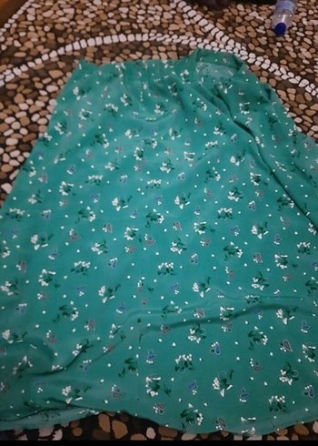 Turkuaz Bohem Uzun Kollu Uzun  Takım - Görsel 2