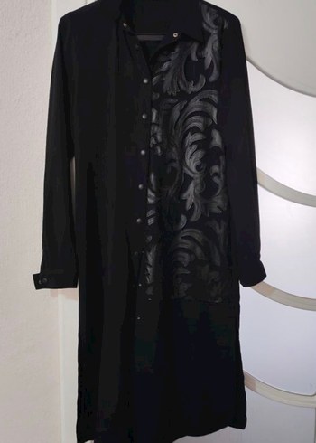 Siyah Baskılı Kot Tunik - Görsel 2