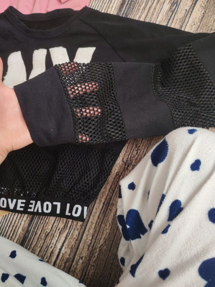 Renkli Baskılı Kız Sweatshirt - Görsel 4