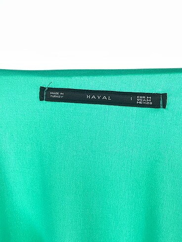 m Beden yeşil Renk PreLoved Kısa Elbise %70 İndirimli.