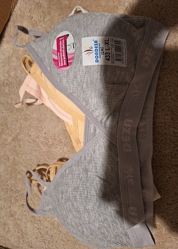 genç kız Pudra Renk Seamless Bralet - Görsel 5