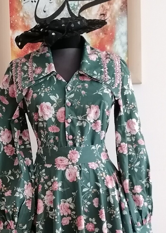 Vintage elbise - Görsel 2