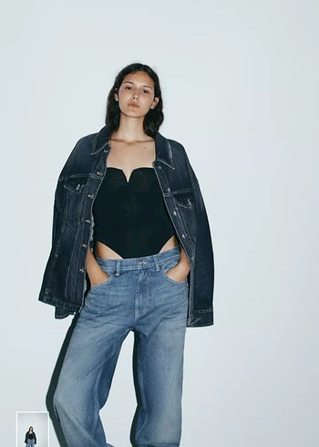 Siyah büzgüllü bluz - Görsel 3