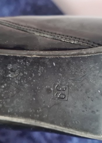 Siyah Rugan Parlak  Topuklu Goth Bot - Görsel 3