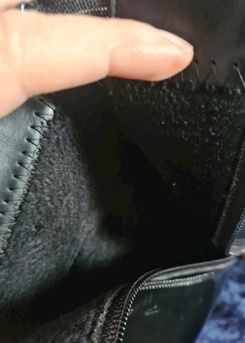 Siyah Rugan Parlak  Topuklu Goth Bot - Görsel 4