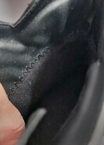 Siyah Platform Topuklu Gotik Kadın Botları - Görsel 5