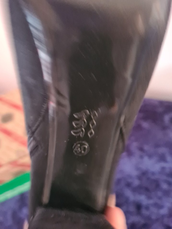 Siyah Süet Platform Topuklu Fermuarlı Bot - Görsel 4