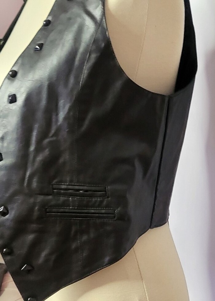 Deri yelek suni - Görsel 2