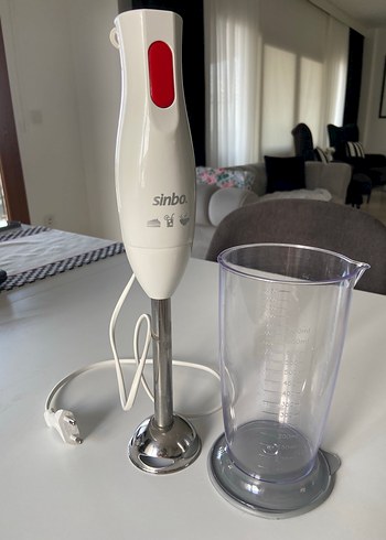 Sinbo Beyaz El Blenderı ve Ölçü Kabı