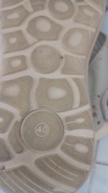 40 numara erkek sandalet  - Görsel 3