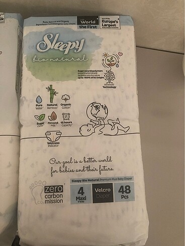 Sleepy bio natural 4 beden