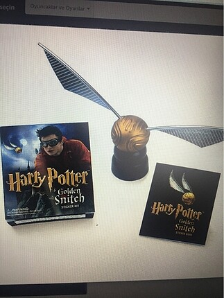 Harry potter snitch orijinal ve stiller seti