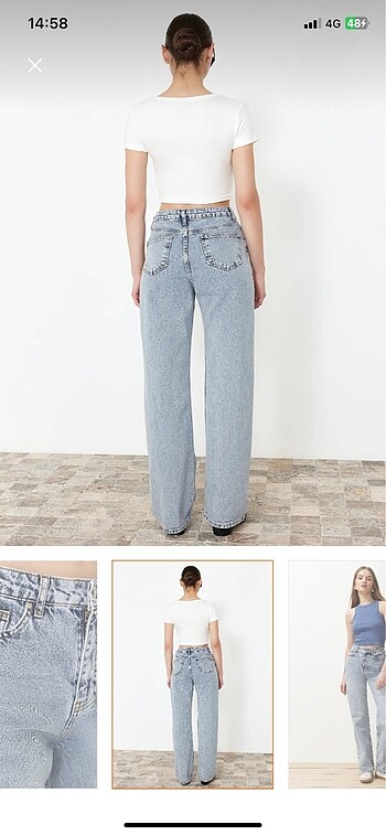 Trendyol & Milla Yüksek bel Wide leg jean