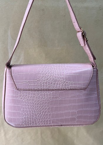 Prada Prada Pembe Deri Yılan Desenli Kadın Çanta