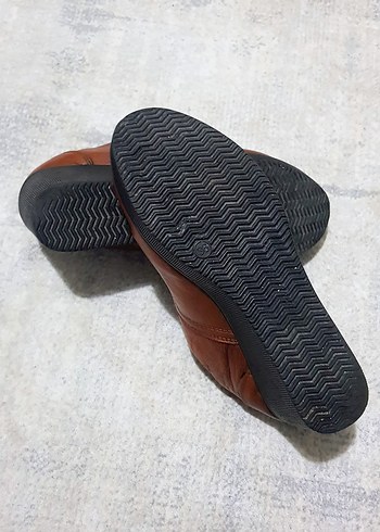 DERİ DOLGU TOPUK AYAKKABI - Görsel 17