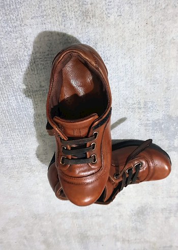 DERİ DOLGU TOPUK AYAKKABI - Görsel 10