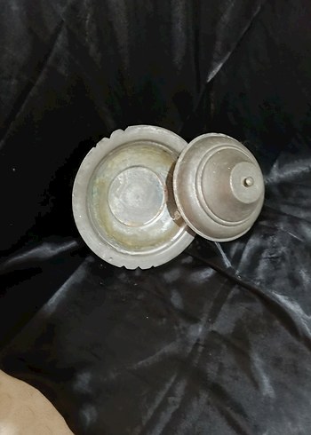 ESKİ BAKIR KAP 2 PARÇA - Görsel 5