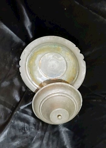 ESKİ BAKIR KAP 2 PARÇA - Görsel 3