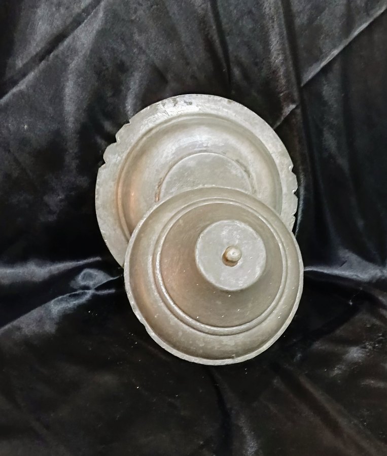 ESKİ BAKIR KAP 2 PARÇA - Görsel 4