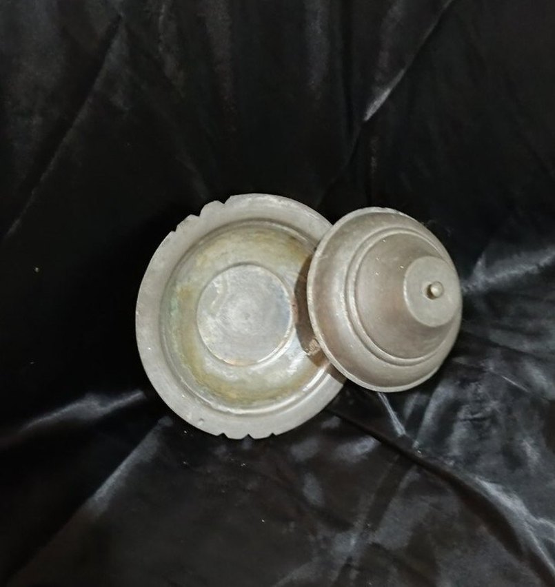 ESKİ BAKIR KAP 2 PARÇA - Görsel 2