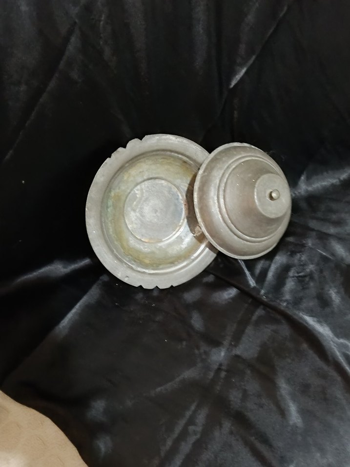 ESKİ BAKIR KAP 2 PARÇA - Görsel 5