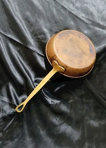 ESKİ BAKIR KULPLU TAVA - Görsel 20