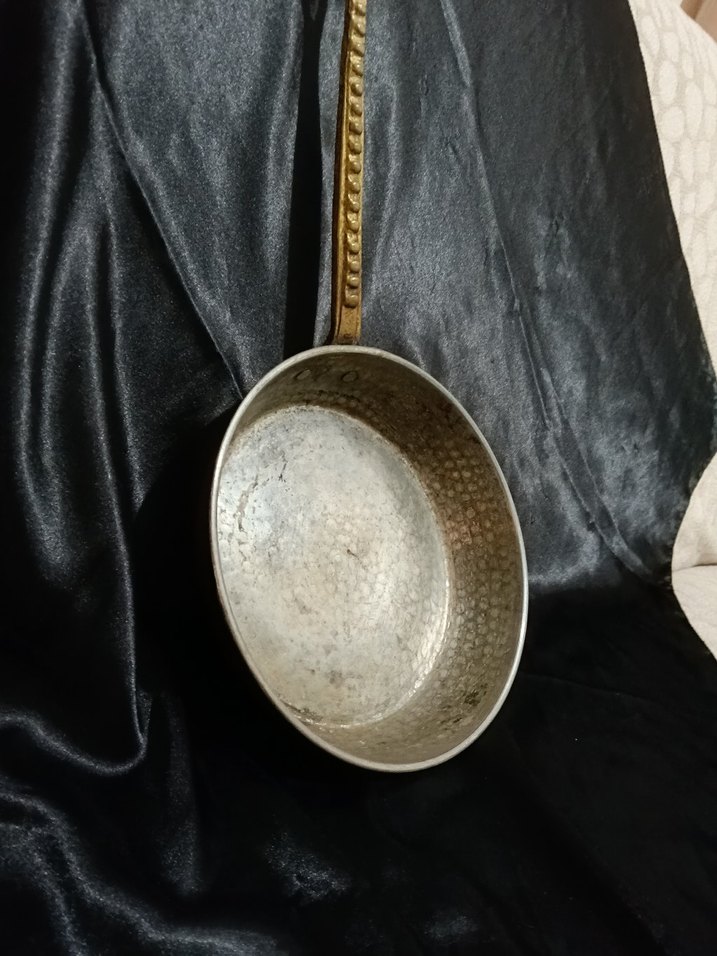 ESKİ BAKIR KULPLU TAVA - Görsel 5