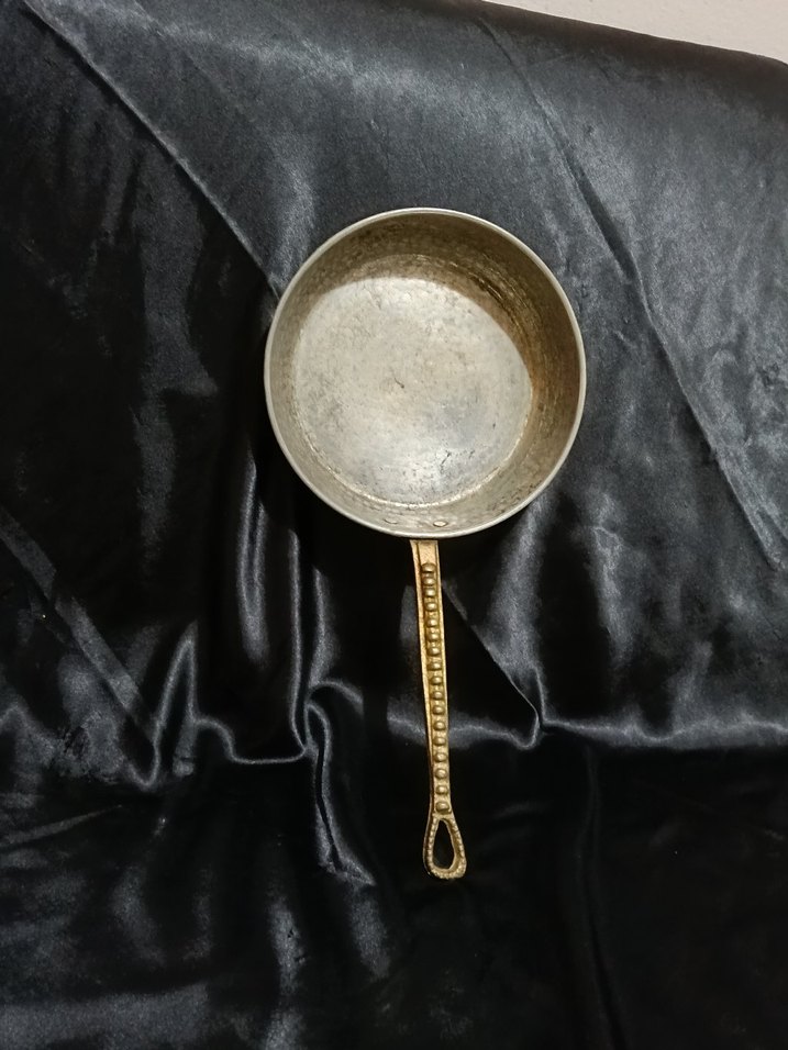 ESKİ BAKIR KULPLU TAVA - Görsel 4