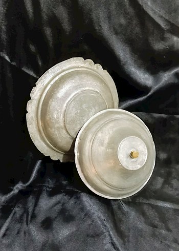 ESKİ BAKIR KAP 2 PARÇA - Görsel 5