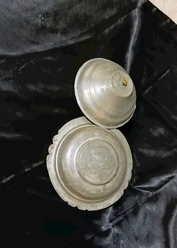 ESKİ BAKIR KAP 2 PARÇA - Görsel 3