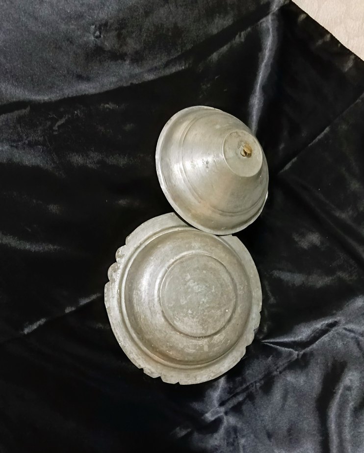 ESKİ BAKIR KAP 2 PARÇA - Görsel 3