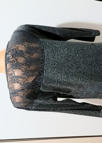 DANTELLİ TŞÖRT BLUZ - Görsel 4