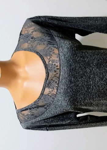 DANTELLİ TŞÖRT BLUZ - Görsel 3