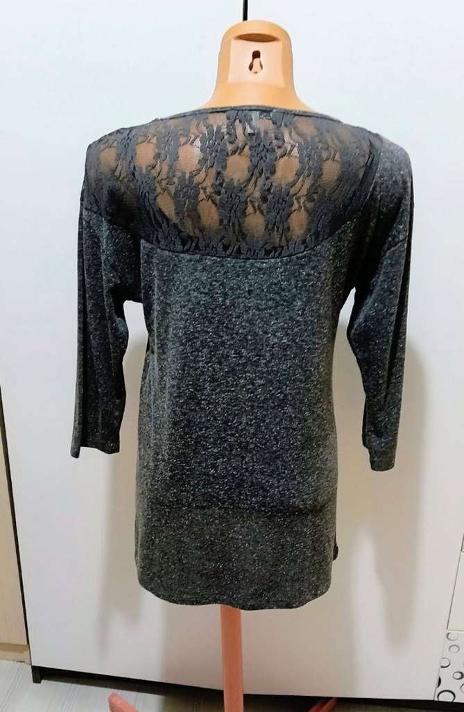 DANTELLİ TŞÖRT BLUZ - Görsel 2