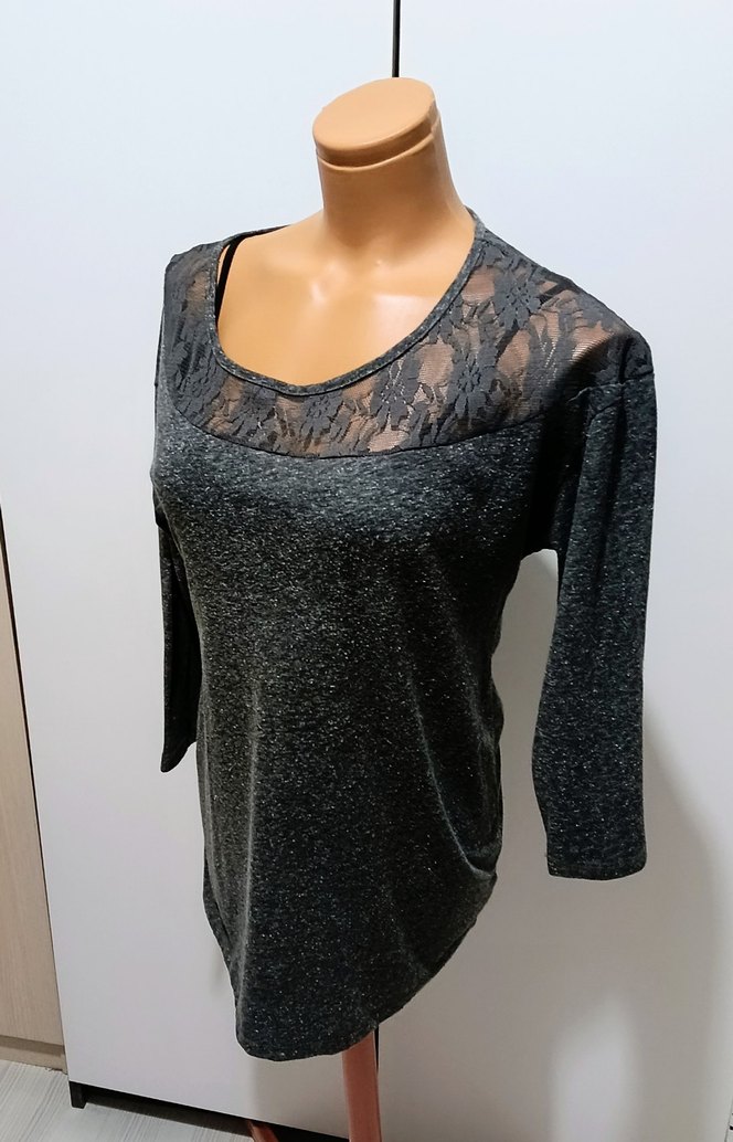 DANTELLİ TŞÖRT BLUZ - Görsel 5