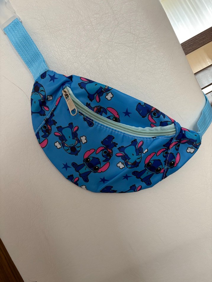 Çocuklar için Mavi Desenli Bel Çantası - Görsel 4