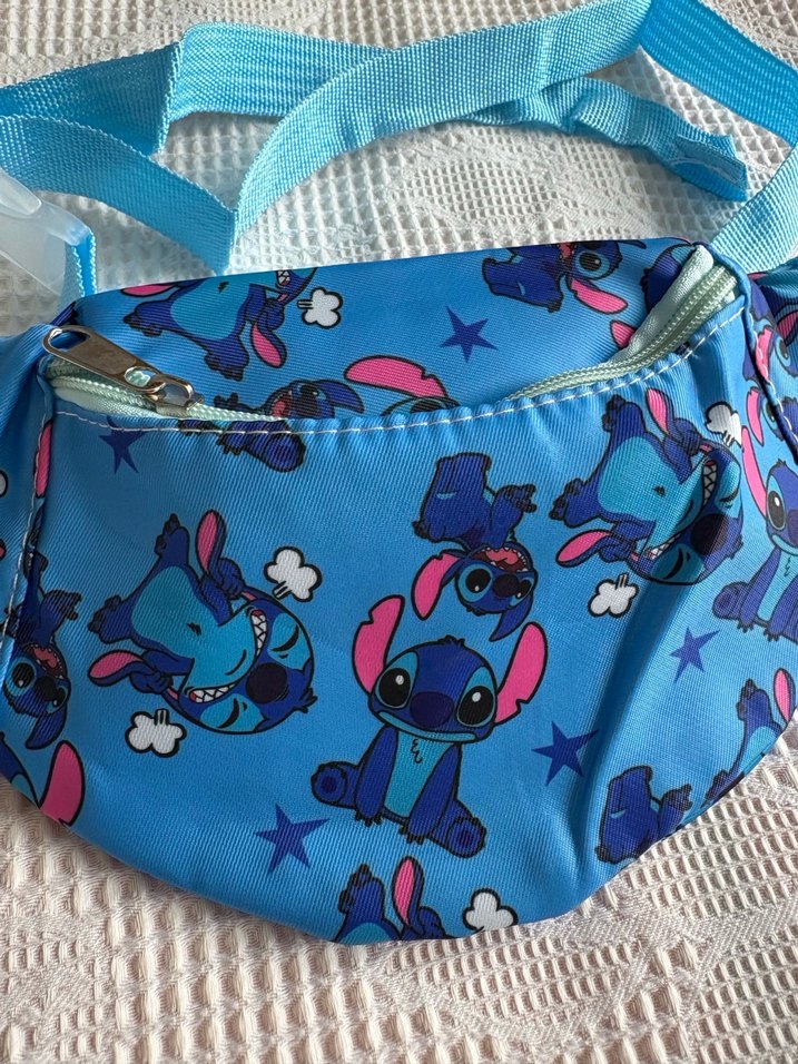 Çocuklar için Mavi Desenli Bel Çantası - Görsel 2