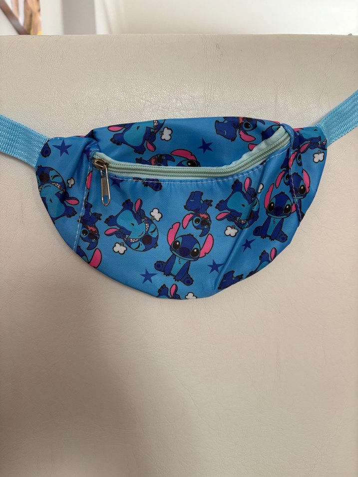 Çocuklar için Mavi Desenli Bel Çantası - Görsel 5
