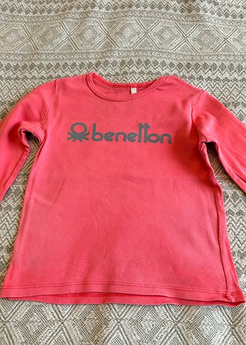 Kız Çocuk Kırmızı Uzun Kollu Tişört - Görsel 2