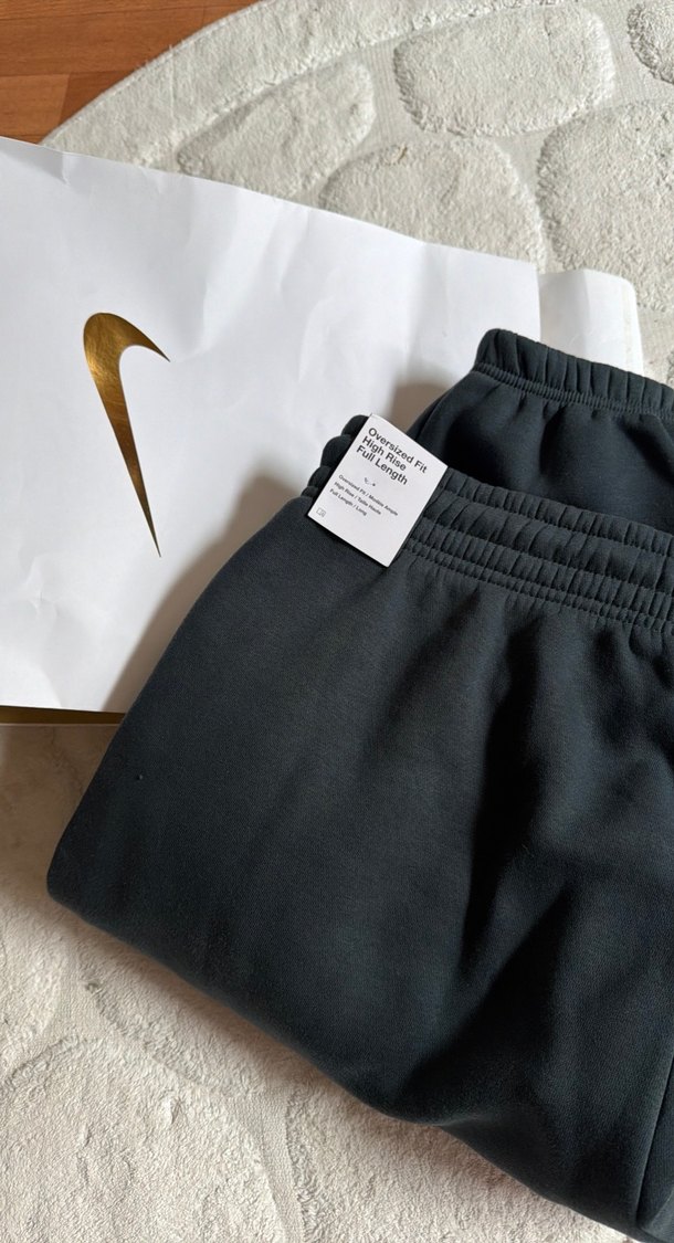 Nike Sportswear Phoenix Yüksek Bel Gri Kadın Eşofman - Görsel 2