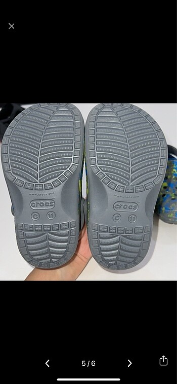 28 Beden mavi Renk Orjinal kışlık crocs c11