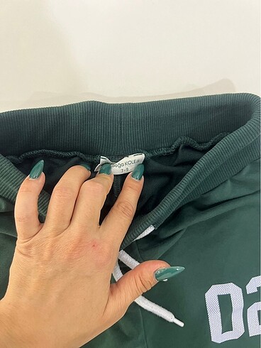 7 Yaş Beden yeşil Renk Doğa okul kolej eşofman