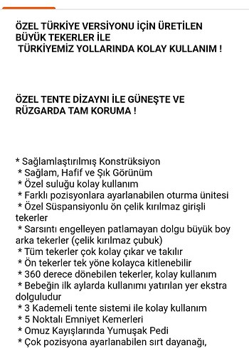 SIFIR Yoyko Max Kabin Boy Tek Elle Katlanan
Pratik Bebek Arabası - Görsel 15