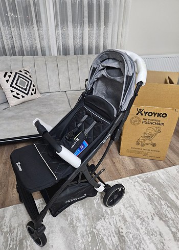 SIFIR Yoyko Max Kabin Boy Tek Elle Katlanan
Pratik Bebek Arabası - Görsel 5