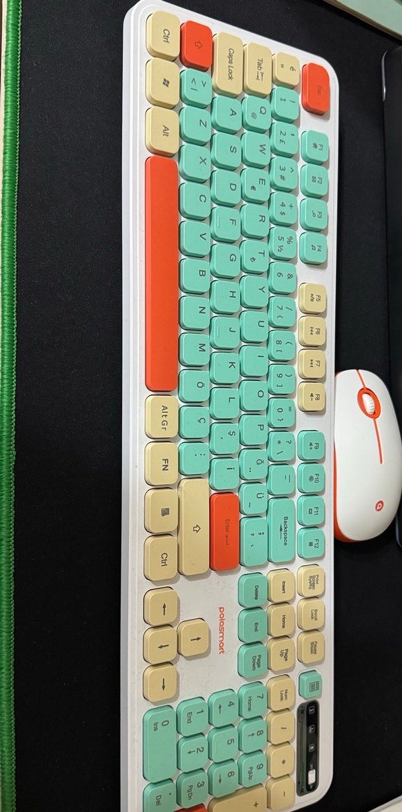 Polosmart PSK12 Kablosuz 2.4 Ghz Pilli
Klavye & Mouse Set Beyaz - Görsel 2