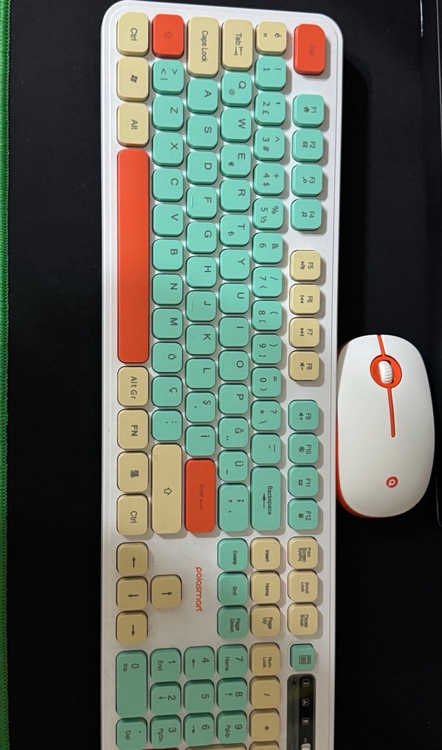 Polosmart PSK12 Kablosuz 2.4 Ghz Pilli
Klavye & Mouse Set Beyaz - Görsel 3