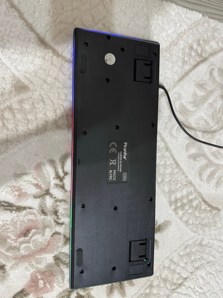 Piranha 2350 RGB Oyuncu Klavyesi USB bağlantılı
Ambiyans Işıklı - Görsel 4