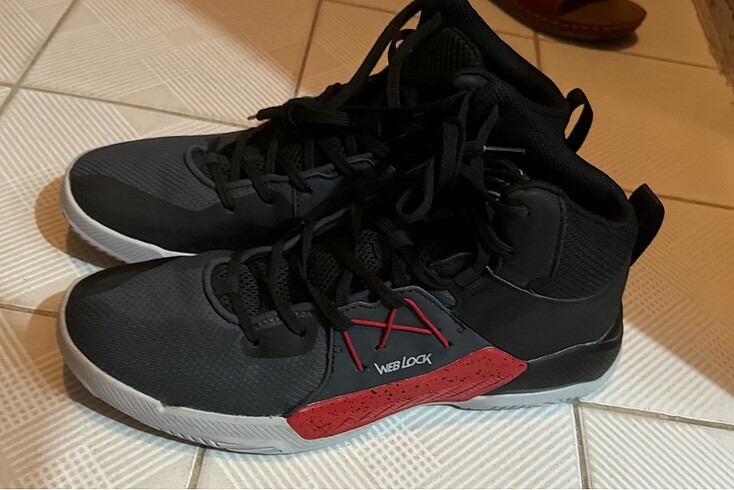 TARMAK Yetişkin Basketbol Ayakkabısı - Siyah / Kırmızı - PROTECT - Görsel 2